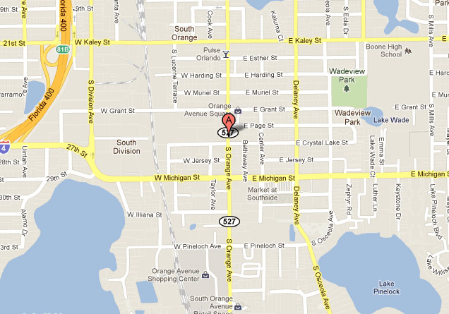 Smile Thai Orlando - map